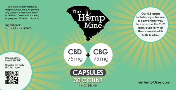 CBD & CBG Capsules - THC Free – The Hemp Mine