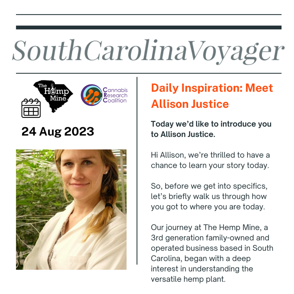 South Carolina Voyager Daily Inspiration: Meet Allison Justice
