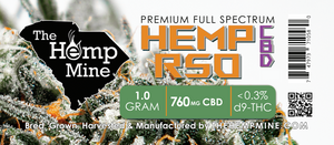 Premium Full Spectrum Hemp RSO CBD Oil (600mg CBD)