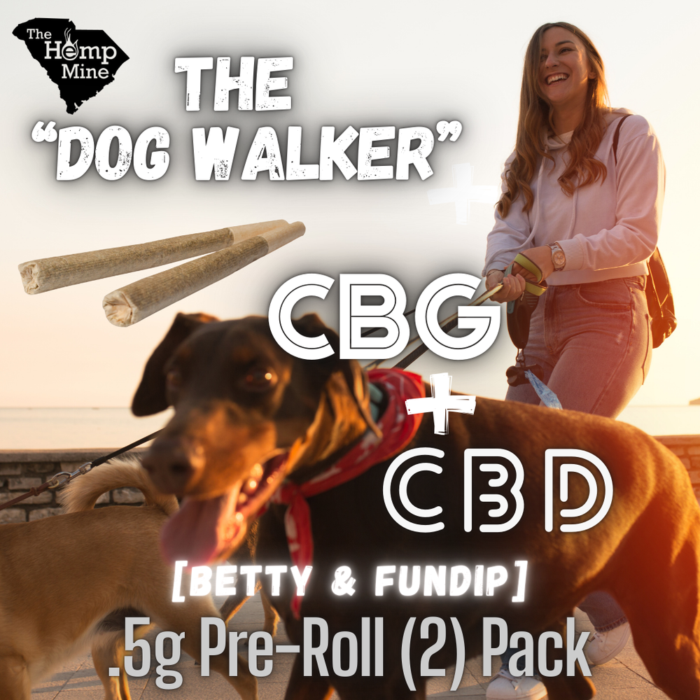 Premium CBG + CBD Pre-Rolls – 2 Pack (.5g Each) | DOG WALKERS