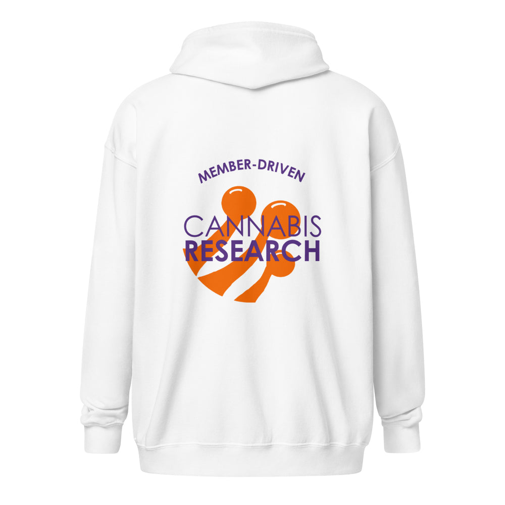 100% of Proceeds Goes To Cannabis Research-Unisex Premium Zip Up Sweatshirt