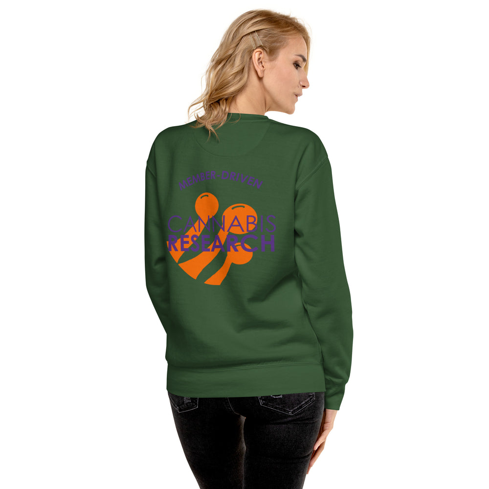 100% of Proceeds Goes To Cannabis Research-Unisex Premium Sweatshirt