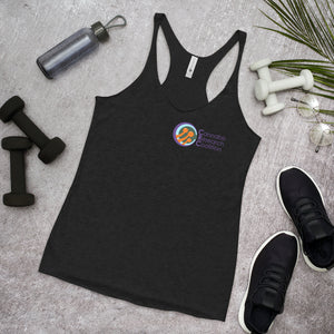 100% of Proceeds Goes To Cannabis Research-Women's Racerback Tank