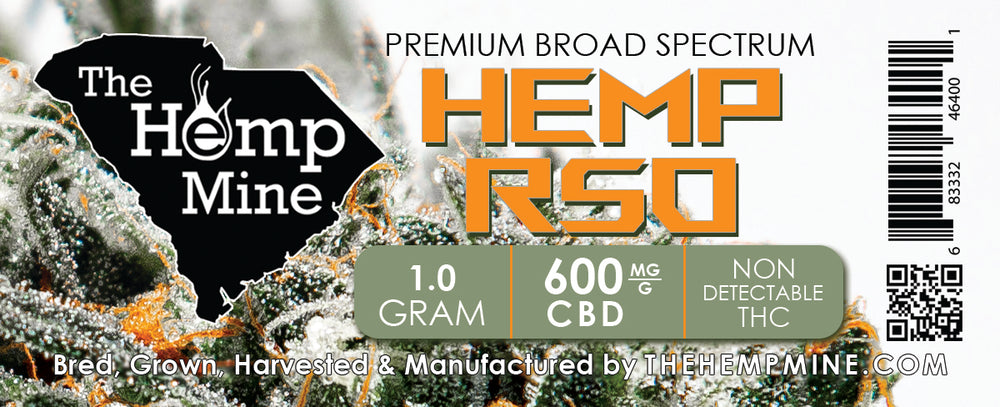 Premium Broad Spectrum Hemp RSO CBD Oil (600mg CBD)